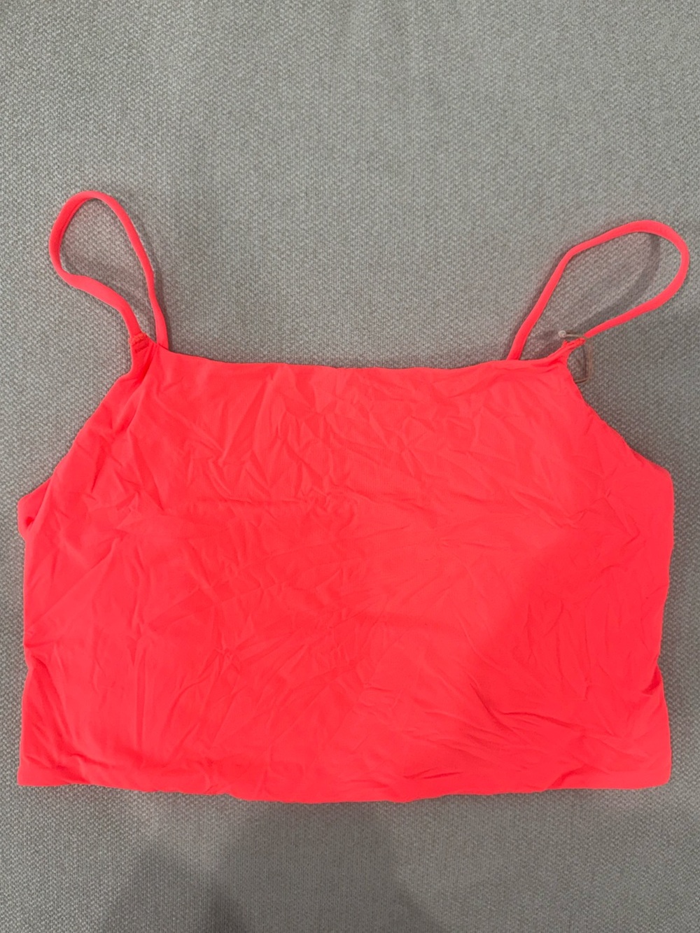SKIMS Fits Everybody Strappy Back Cami Neon Coral Size Large NWT